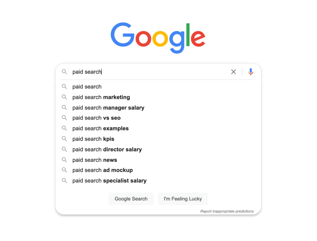 Keywords in Google